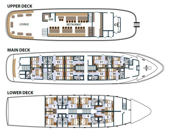 Princess Aloha Deck Plan