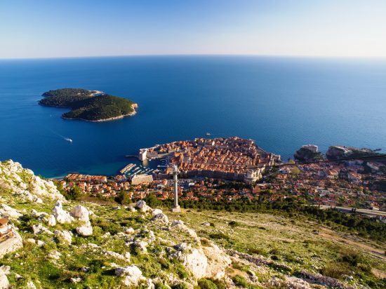 View of the Old Town from Srd Mountain, Dubrovnik