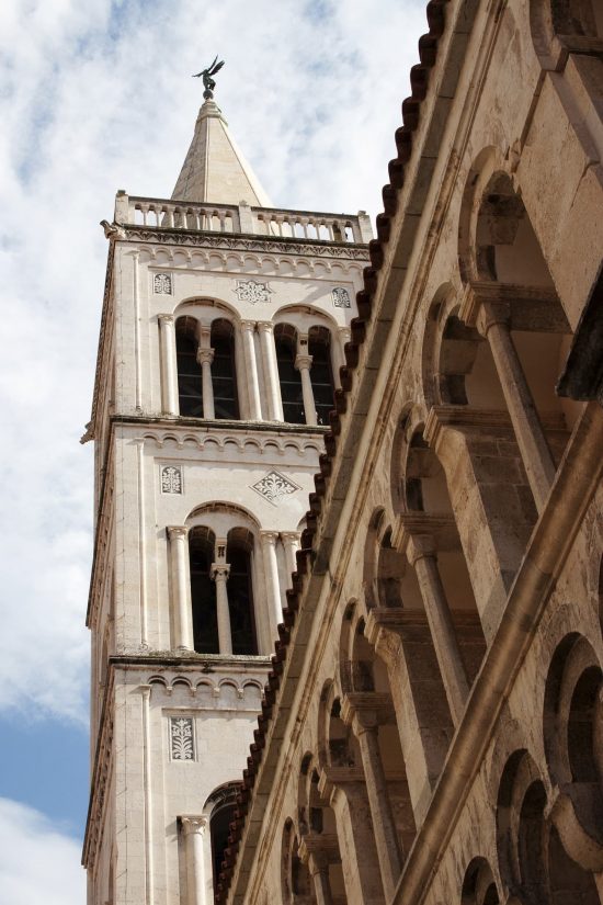 Bell tower of St. Donatus Church, Zadar, Croatia