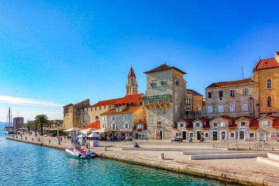 Port in Trogir, Croatia