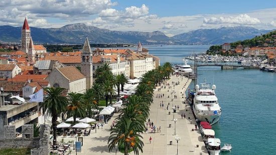 Promenade at Trogir, Croatia
