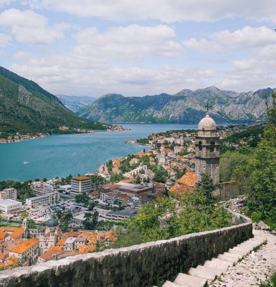 Views from the top of the Kotor fortress