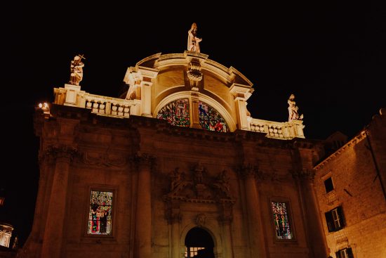 St Blaise's Church at night, Dubrovnik