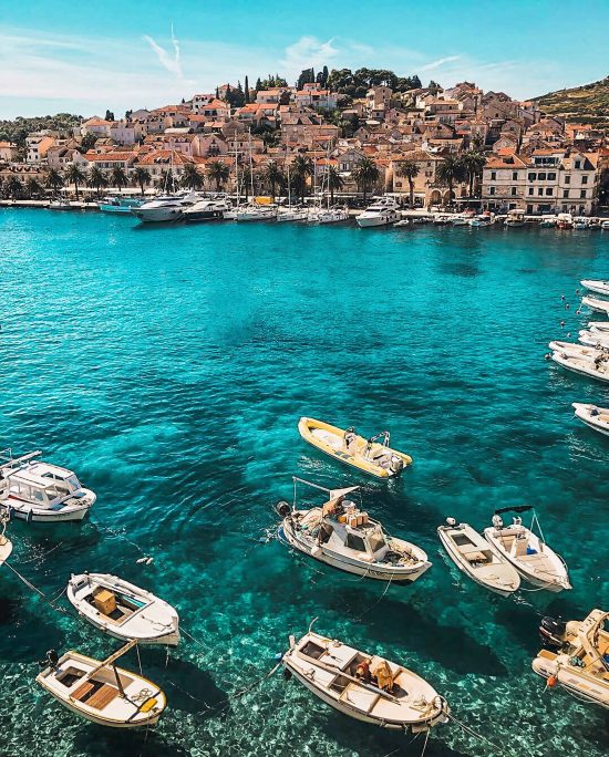 Clear waters in Split