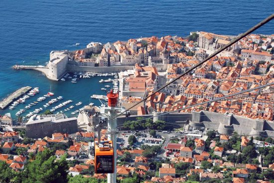 map of Dubrovnik
