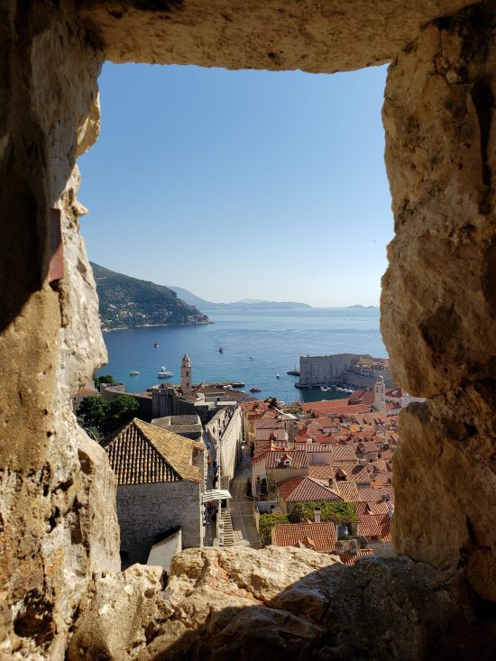 Dubrovnik Old Town taken from the city walls