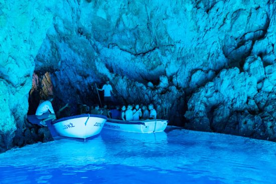Hop on a small boat to witness the ethereal Blue Cave in Bisevo