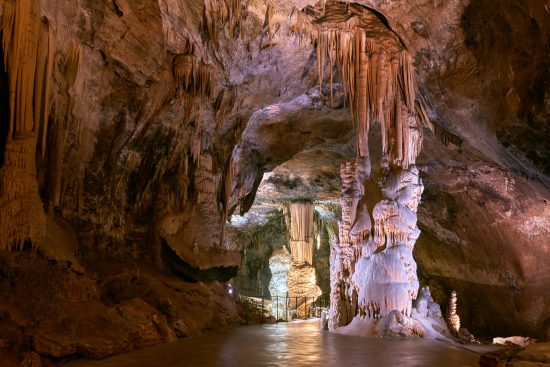 The Postojna Caves, the second longest cave system in Slovenia