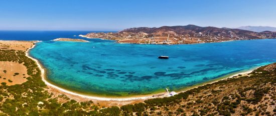 Antiparos Greece is located in the heart of the Aegean sea