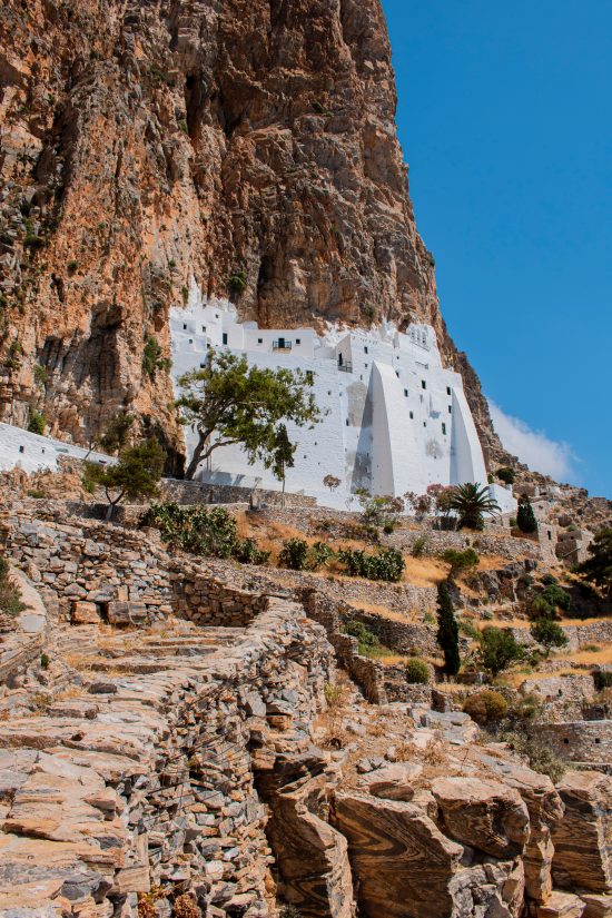 Monastery of Chozoviotissa on the cliff - Amorgos