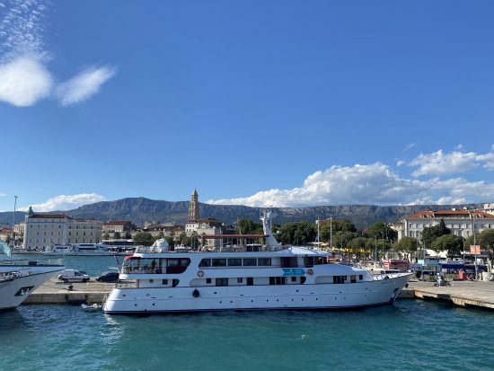 MS Adriatic Pearl docked in Split.