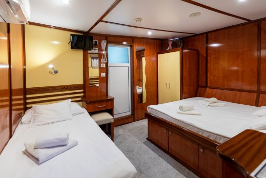 MS Princess Aloha triple share cabin.