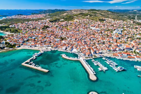 Vodice from the air